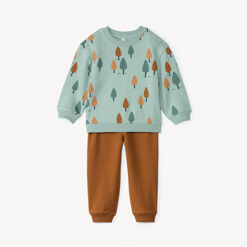 Ensemble sweat + pantalon de jogging fantaisie pour bébé garçon