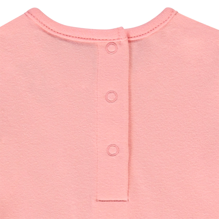 Lot de 3 bodies manches courtes unis pour bébé fille 