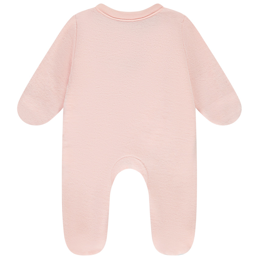 Dors bien en velours effet cache coeur pour bebe fille prematuree Orchestra