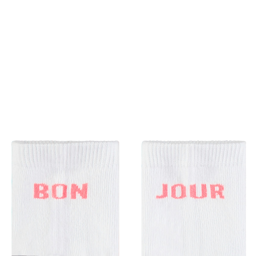 Lot de 5 paires de chaussettes normales à messages en jacquard 