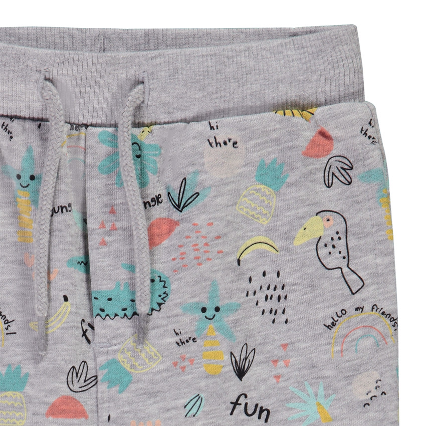 Pantalon de jogging imprimé fantaisie savane pour bébé garçon 