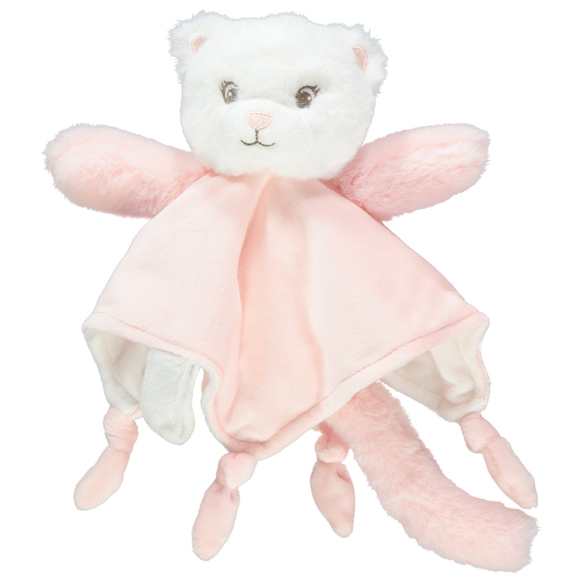 Doudou Chat Rose