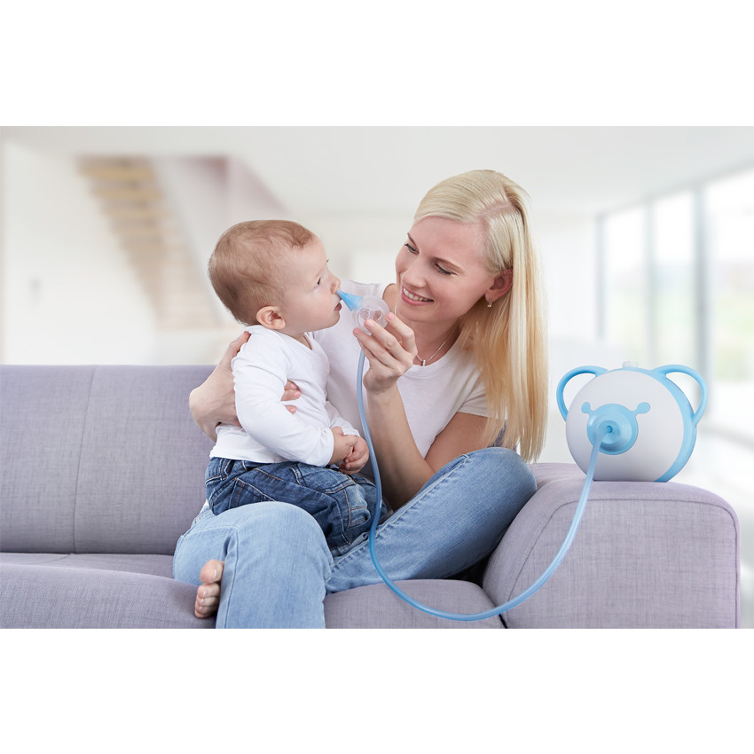 Mouche-bébé Pro éléctrique - Bleu - Bleu (Nosiboo) - Image 3