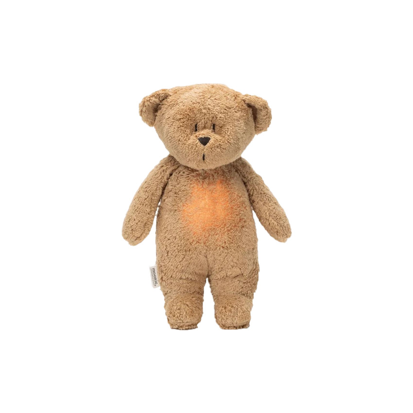 VEILLEUSE PELUCHE MOONIE THE HUMMING BEAR 2.0 - CAPUCCINO