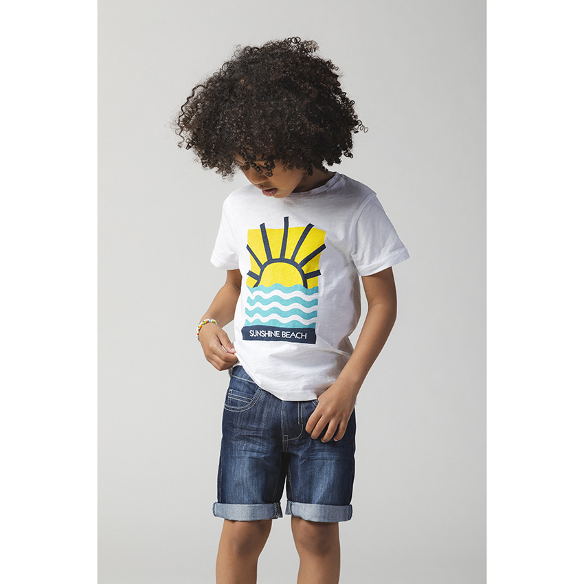 Lot de 5 t-shirts manches courtes imprimés / unis 