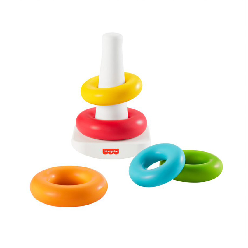 Pyramide Arc-En-Ciel à Empiler - Multicolore (Fisher Price) - Image 2