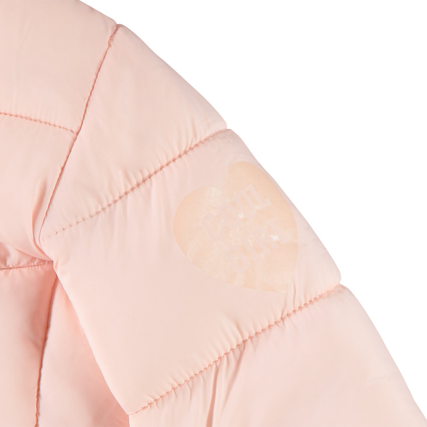 Doudoune à capuche doublée micropolaire pour bébé fille 