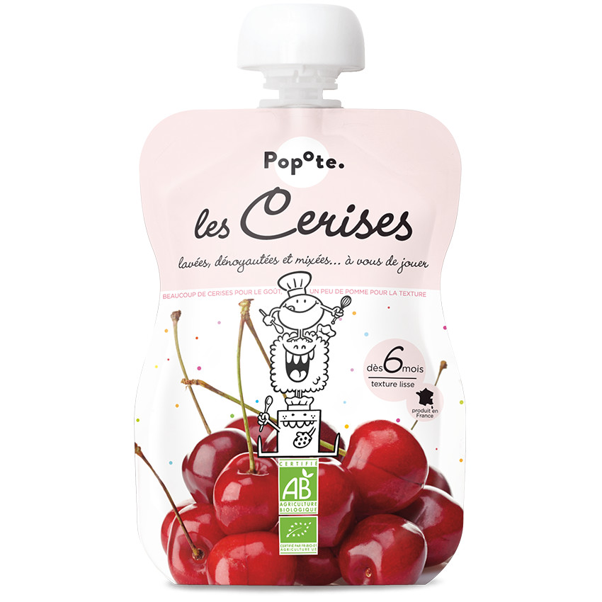 Gourde à la cerise bio - 120g Main Gourde à la cerise bio - 120g