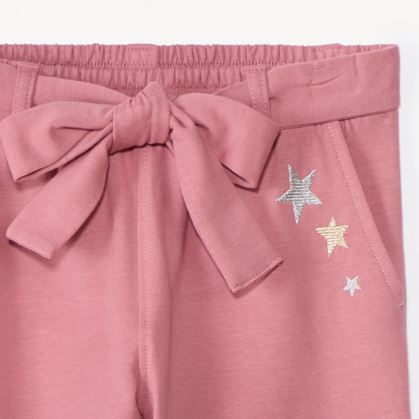 Pantalon de jogging style cargo avec ceinture pour fille  