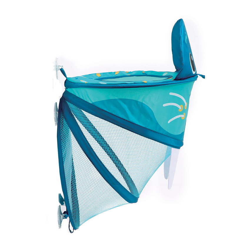 Filet de rangement ventousé pour le bain morse 