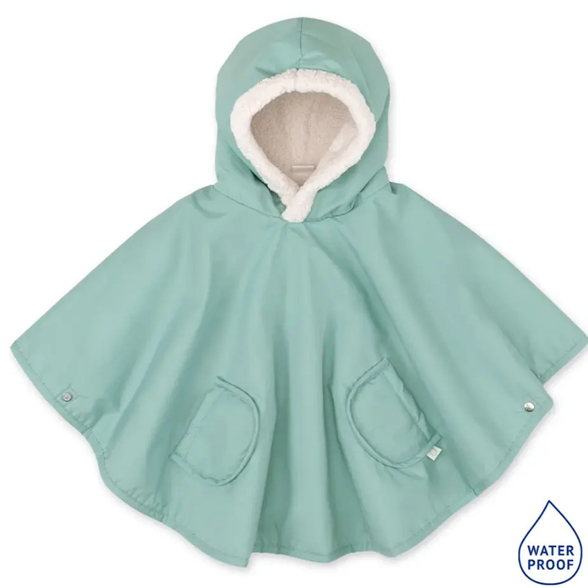 Poncho de voyage waterproof teddy+coated -9/36M - Sauge 