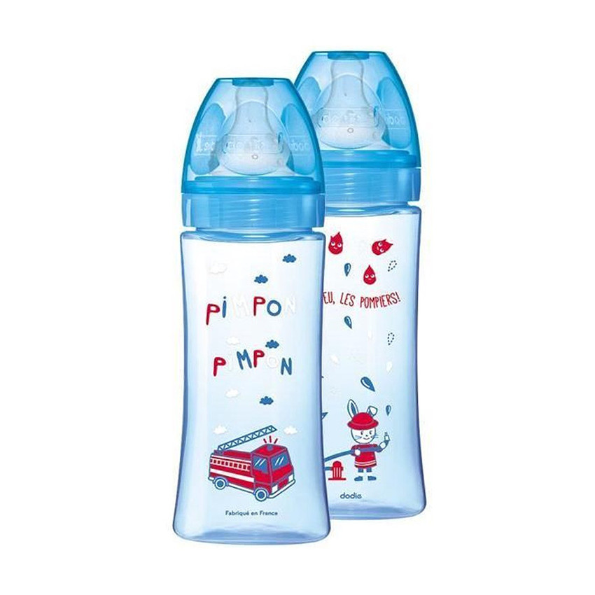 Coffret de 2 biberons anti-colique Initiation+ 6M+ 330ml (modèle aléatoire) 