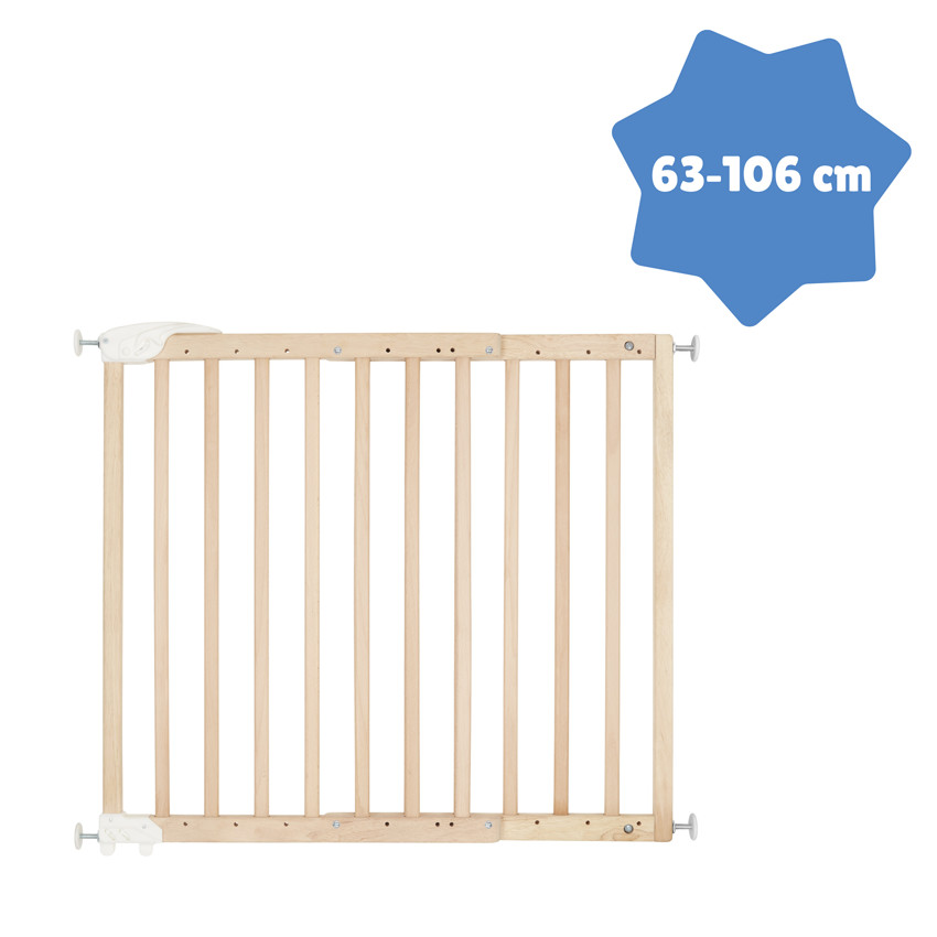 Barrière pression déco Pop ajustable - Naturel - Marron (Badabulle) - Image 2