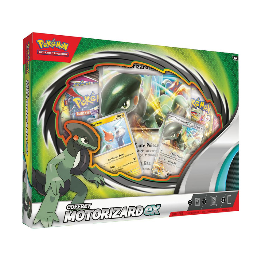 Coffret Pokémon Motorizard-EX 4 bossters 