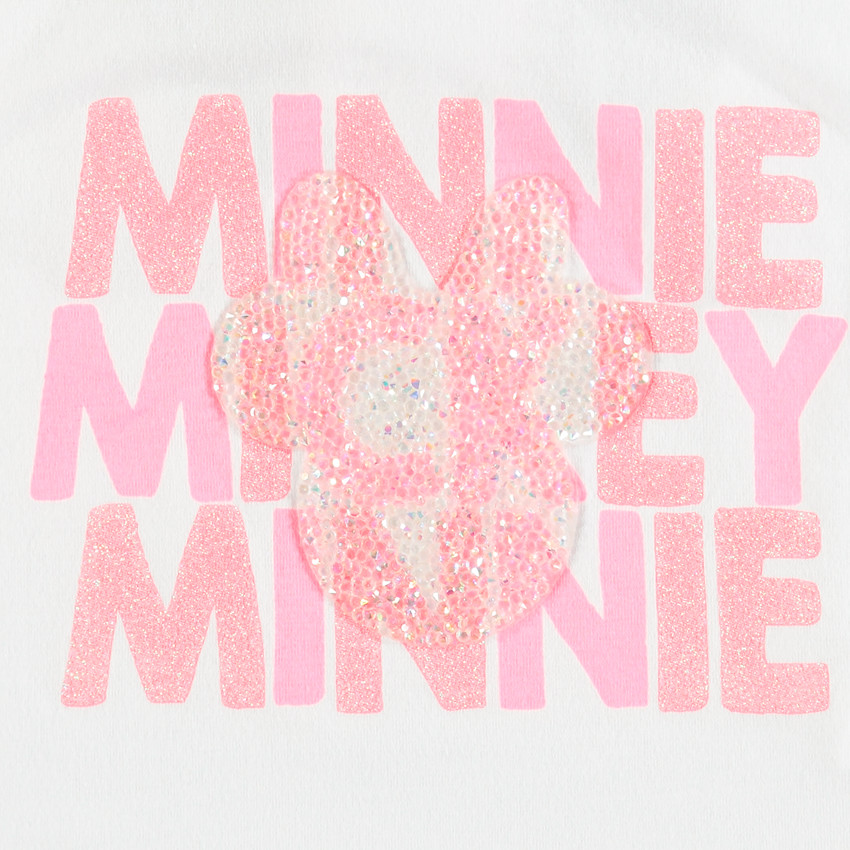 Ensemble avec débardeur print Minnie Disney et short en éponge 