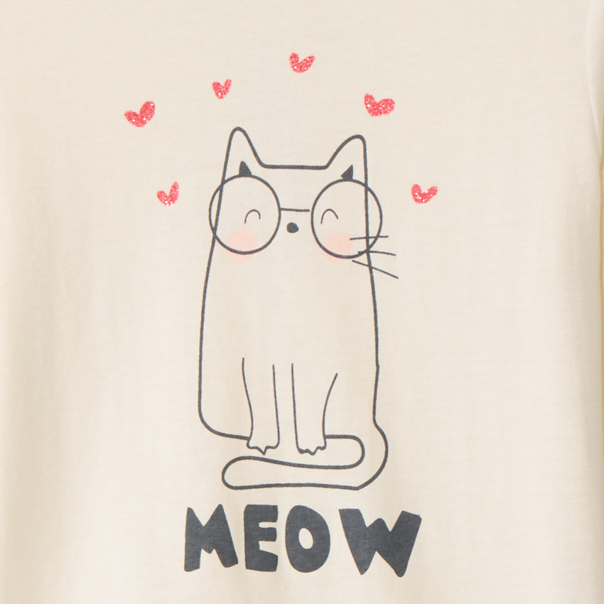 T-shirt manches longues printé pour bébé fille 