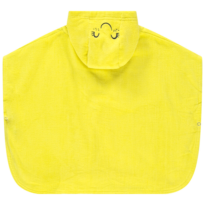 Cape de bain en éponge à noeud papillon 