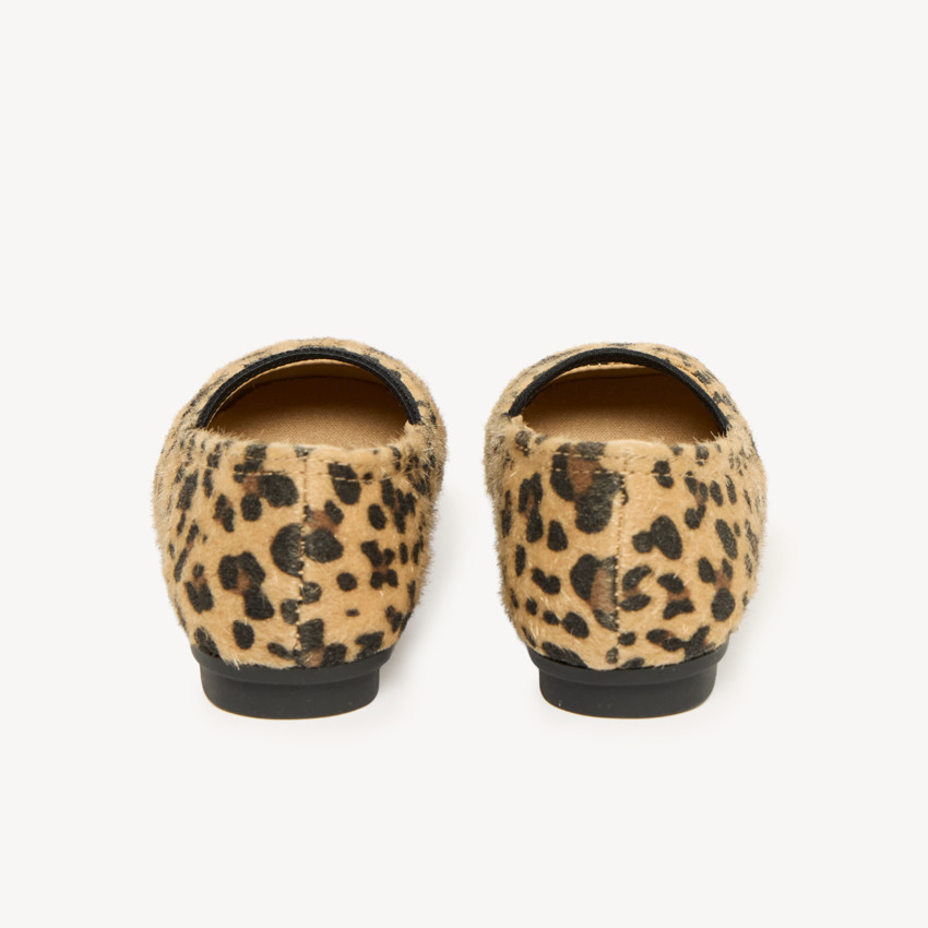 Babies élastiquées fille motif léopard 