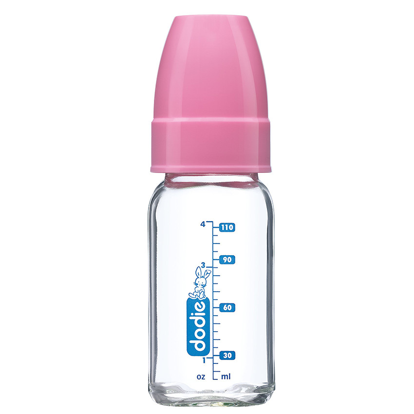 Biberon Verre Rose 120 ml 