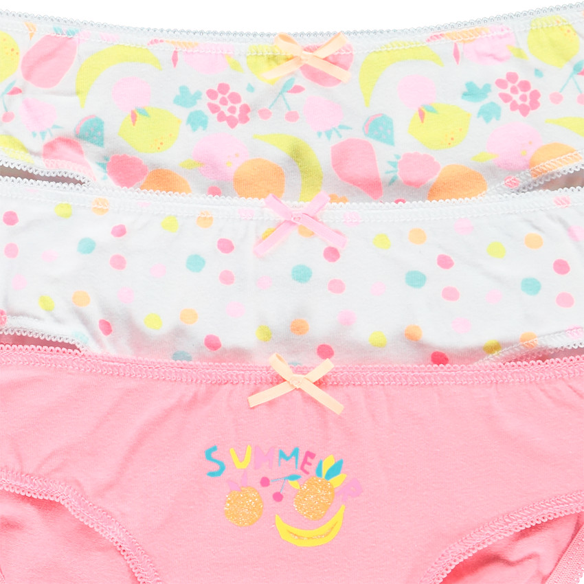 Lot de 3 culottes imprimées pour fille 