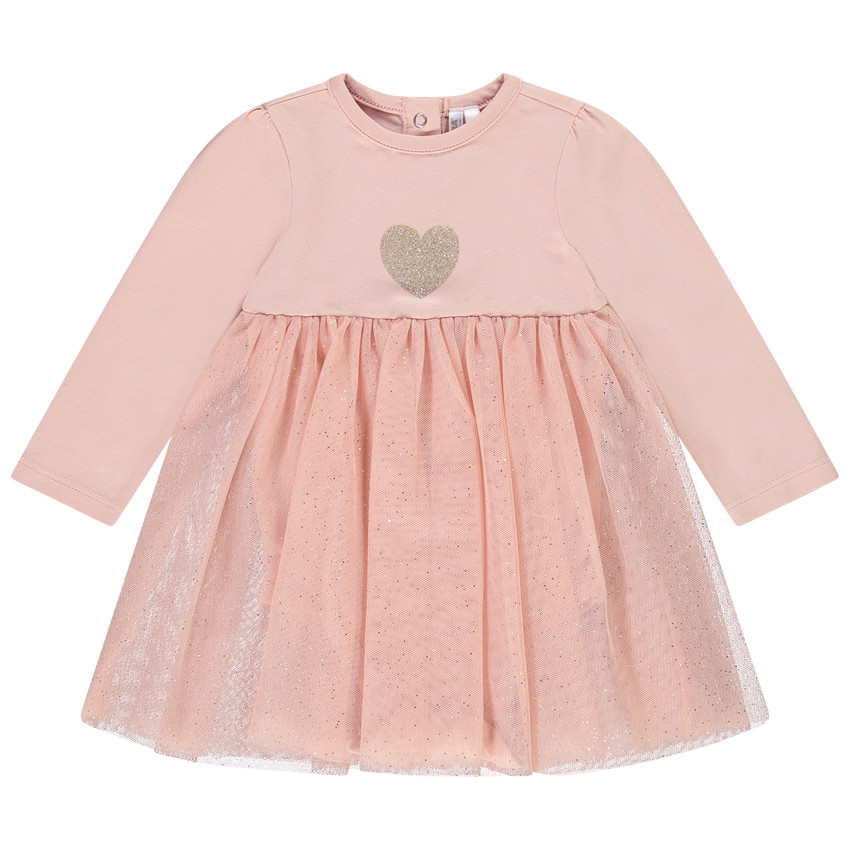 Robe tulle bébé fille MARSHMALLOW/MULTICO