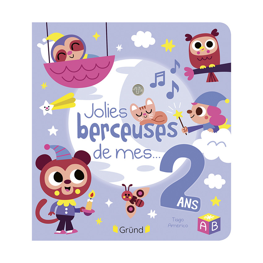 Livre jolies berceuses de mes 2 ans  
