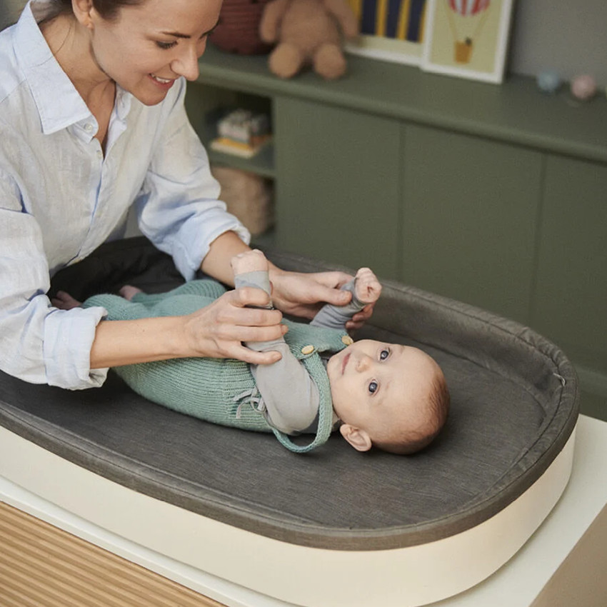 Plan et matelas à langer Sleepi Blanc 