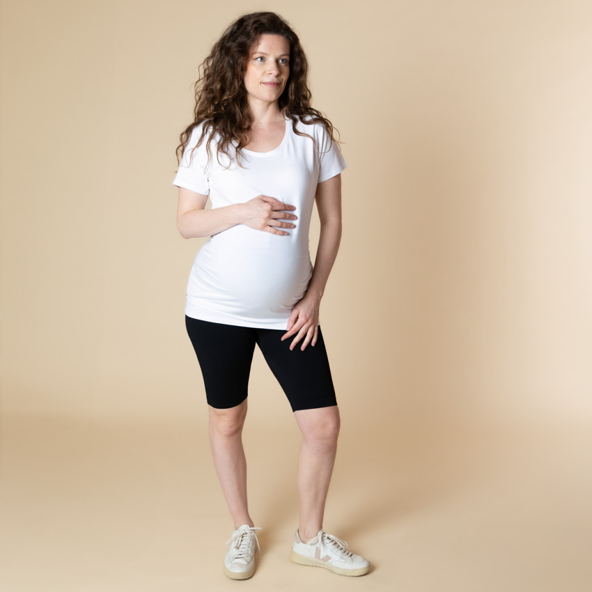Cycliste post-partum avec bandeau haut pour femme 