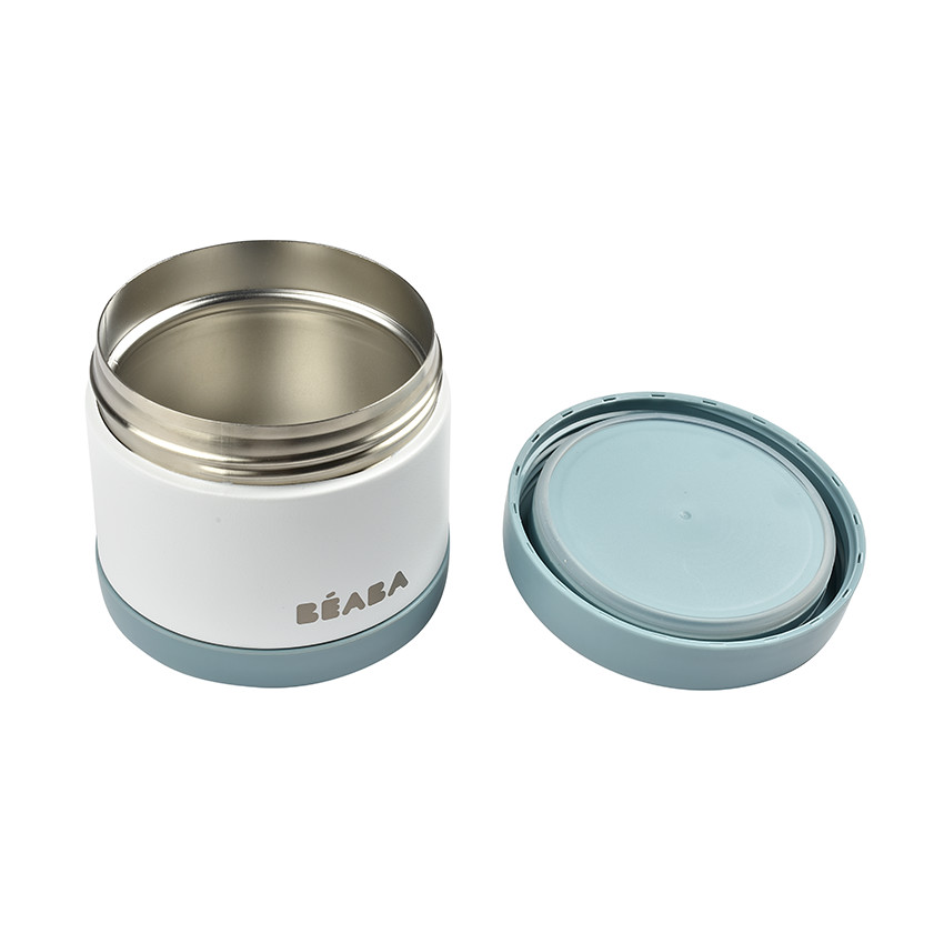 Thermo-portion en inox 500 ml Blue - Blanc (Béaba) - Image 2