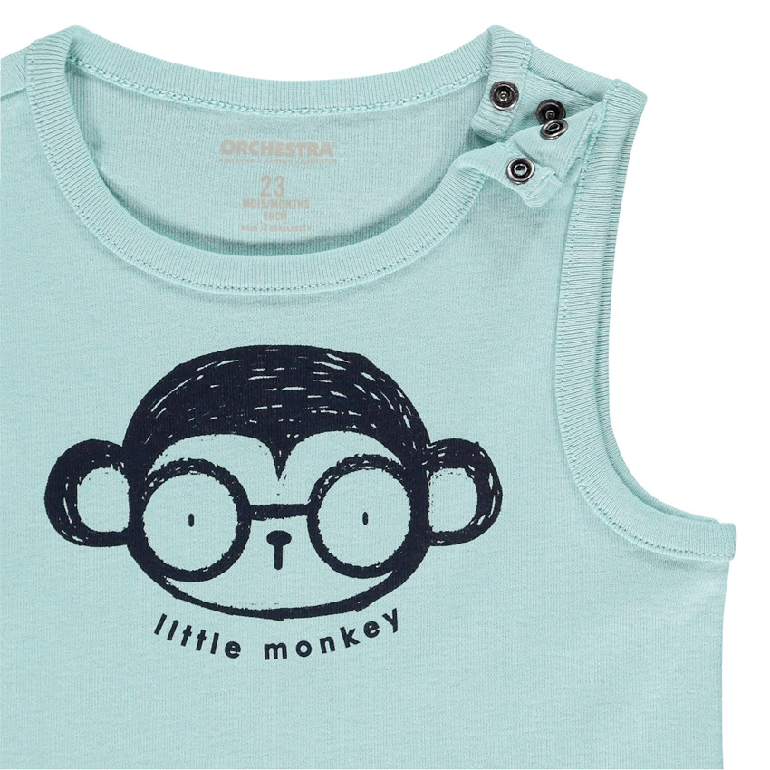 Lot de 2 débardeurs pour bébé garçon 