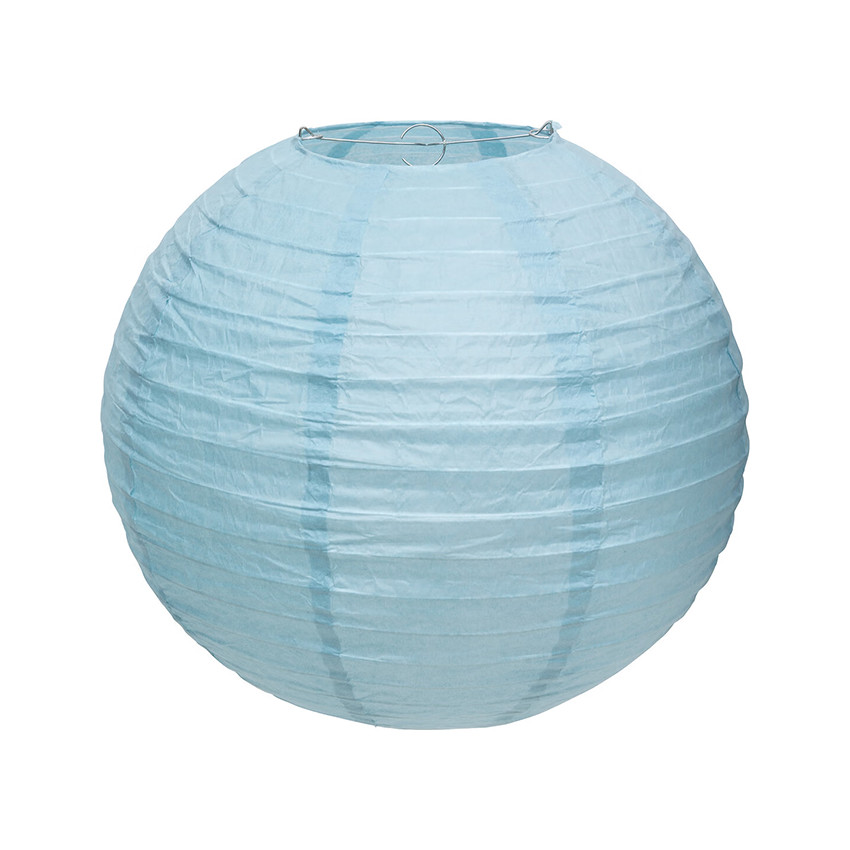 Lanterne boule "Oya" bleue pour enfant