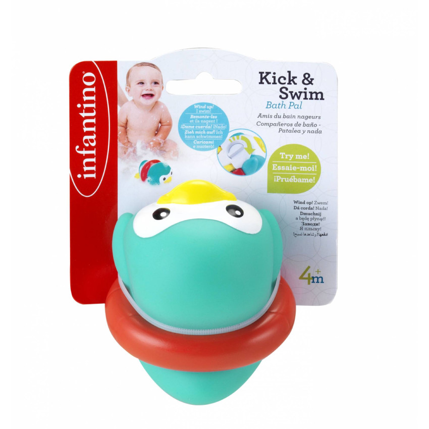 Jouet de bain pingouin nageur 