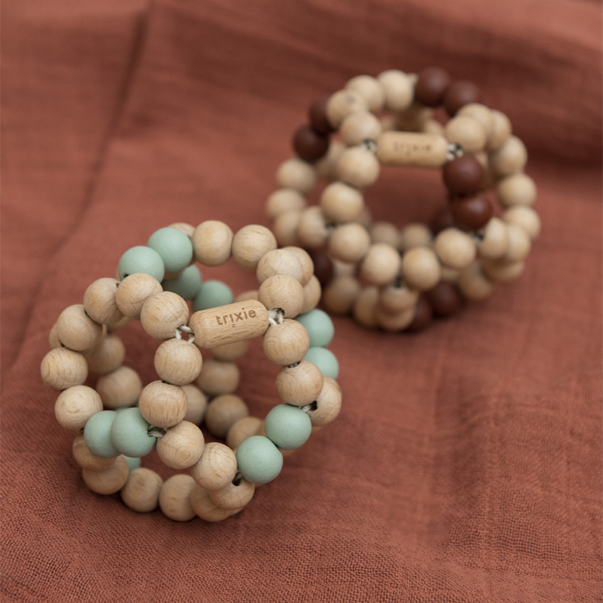 Balle de préhension en bois - Rust 