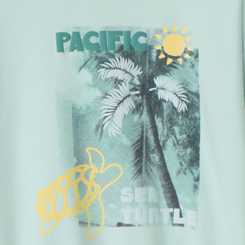 Sweat molleton oversize photoprinté pour bébé garçon 