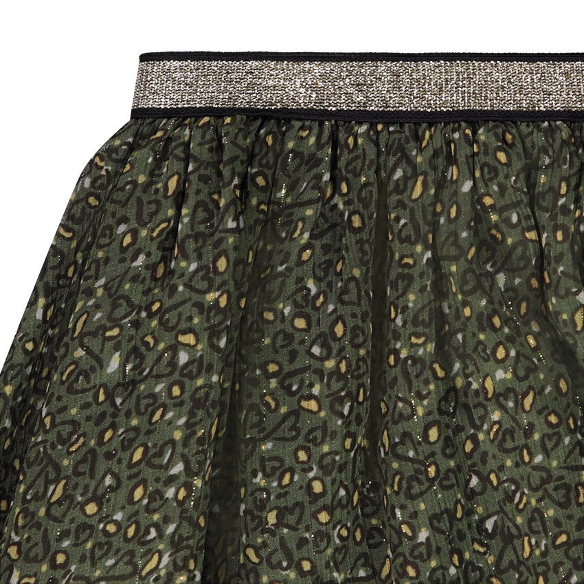 Jupe patineuse imprimé fantaisie pour fille 