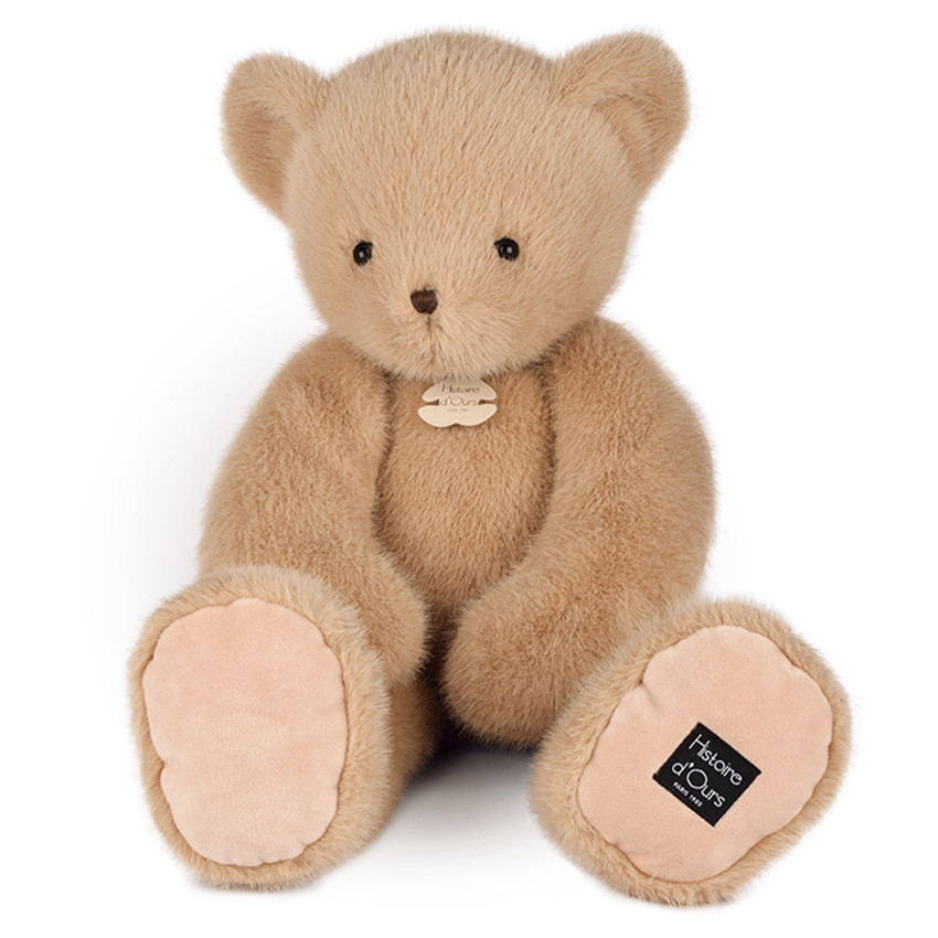Peluche Ours Clémentin 38CM Miel/Amande