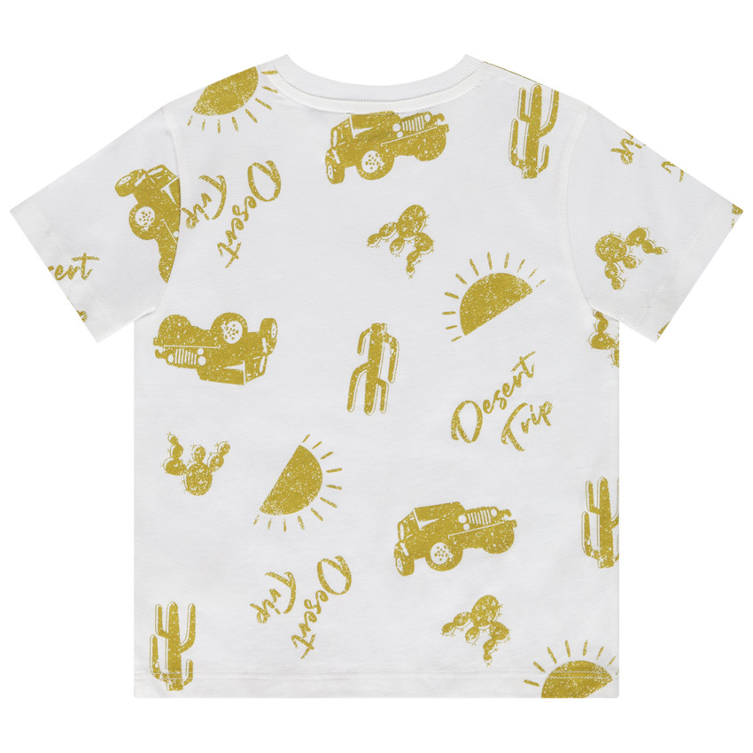 T-shirt manches courtes imprimé fantaisie pour garçon 