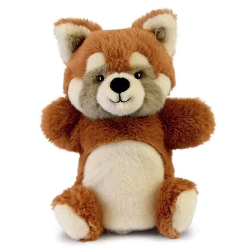 Doudou Marionnette Podcolle 24CM Panda Roux