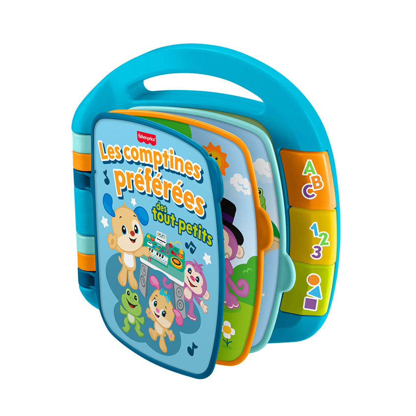 Livre interactif Les comptines préférées des tout-petits bleu