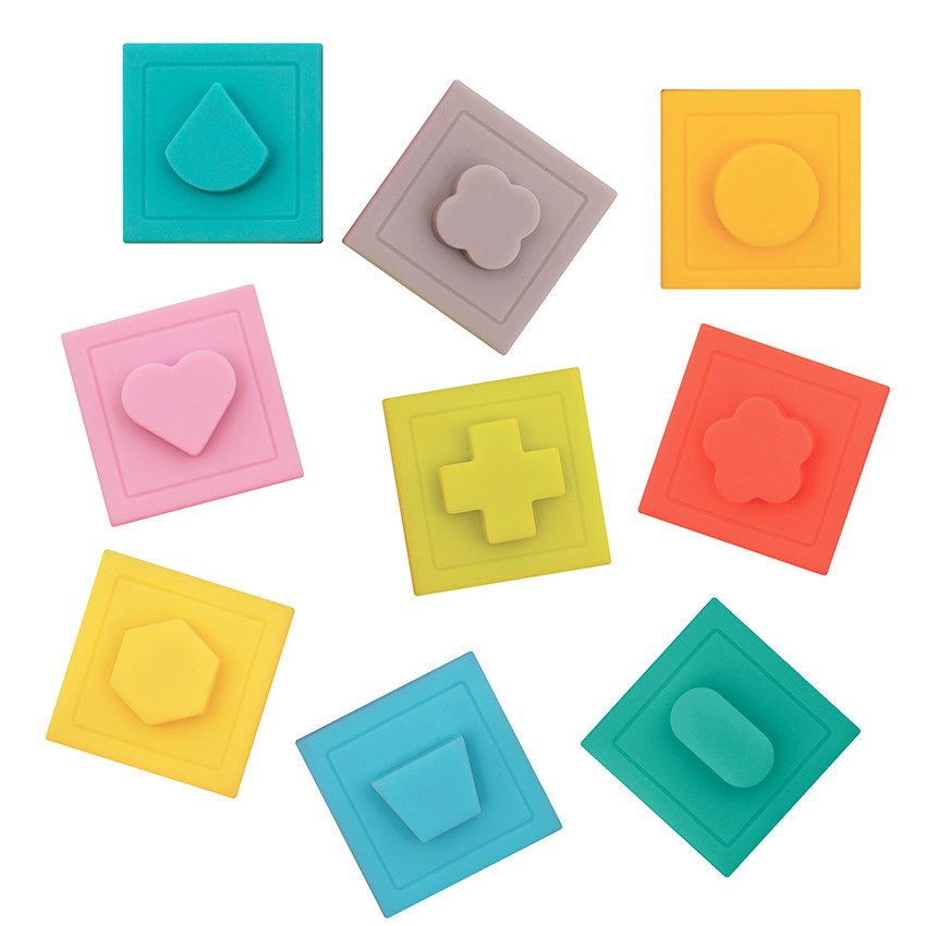 Cubes emboitables souples x 9 Main Cubes emboitables souples x 9