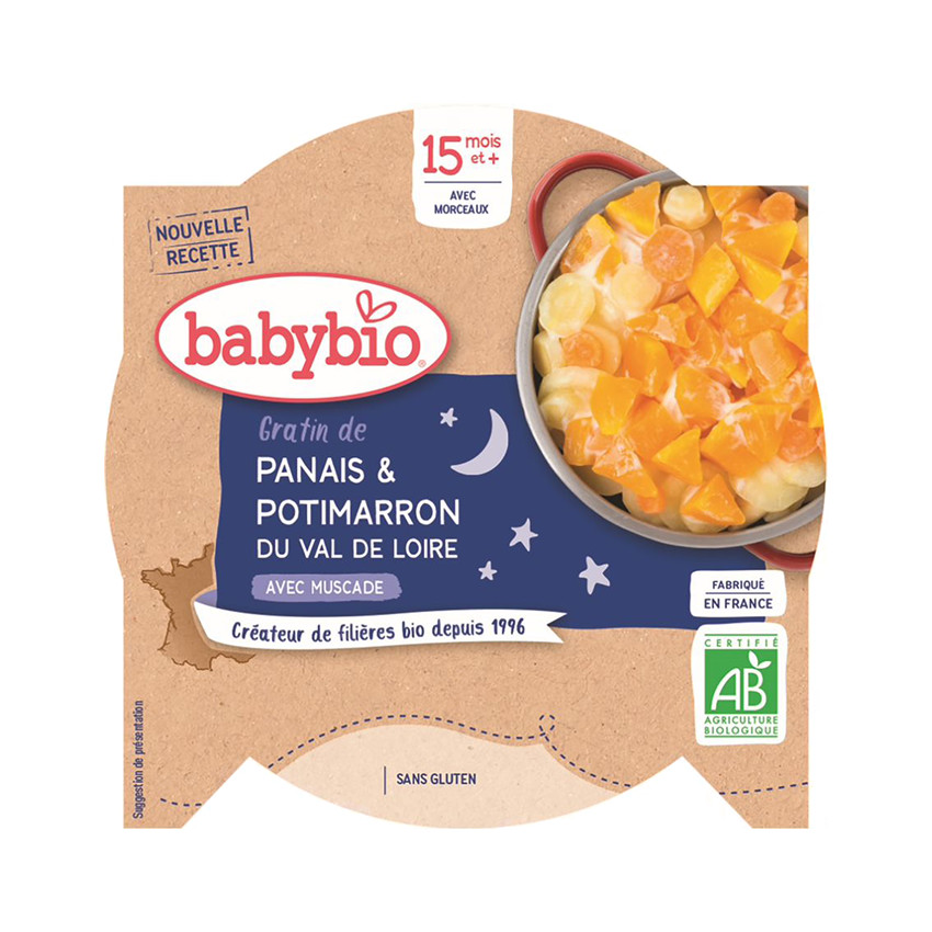 Assiette Gratin de Panais et Potimarron à la Muscade 260g 