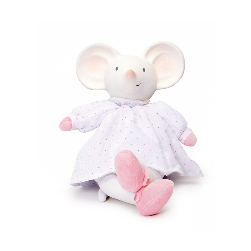 Peluche Meiya la souris 23 cm - Rose 