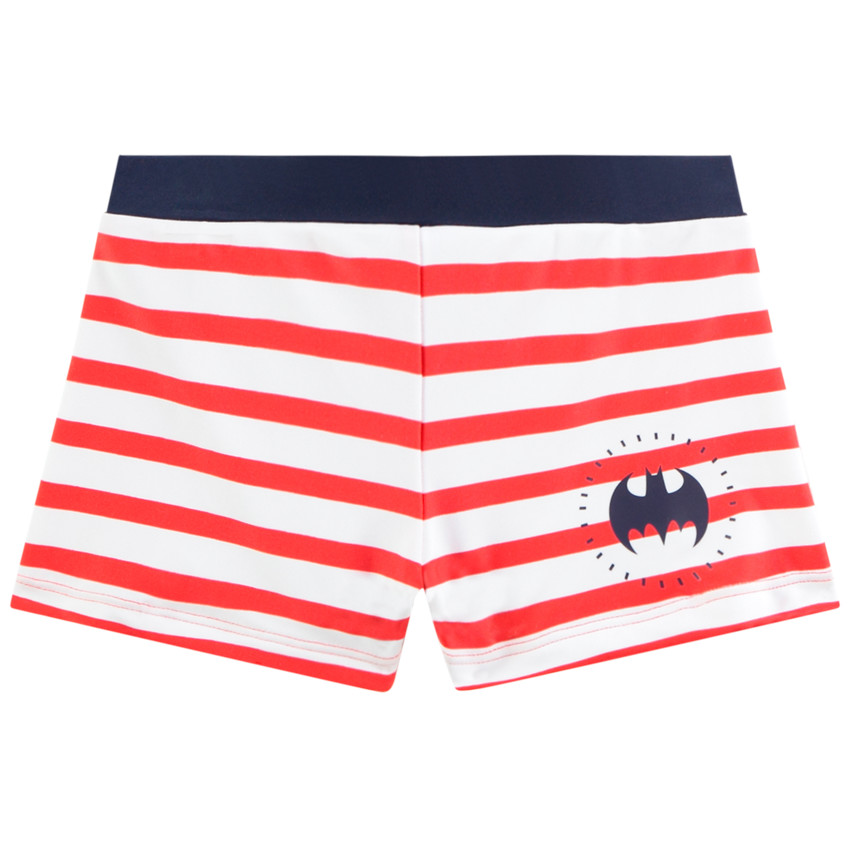 Boxer de bain rayé print Batman pour garçon 