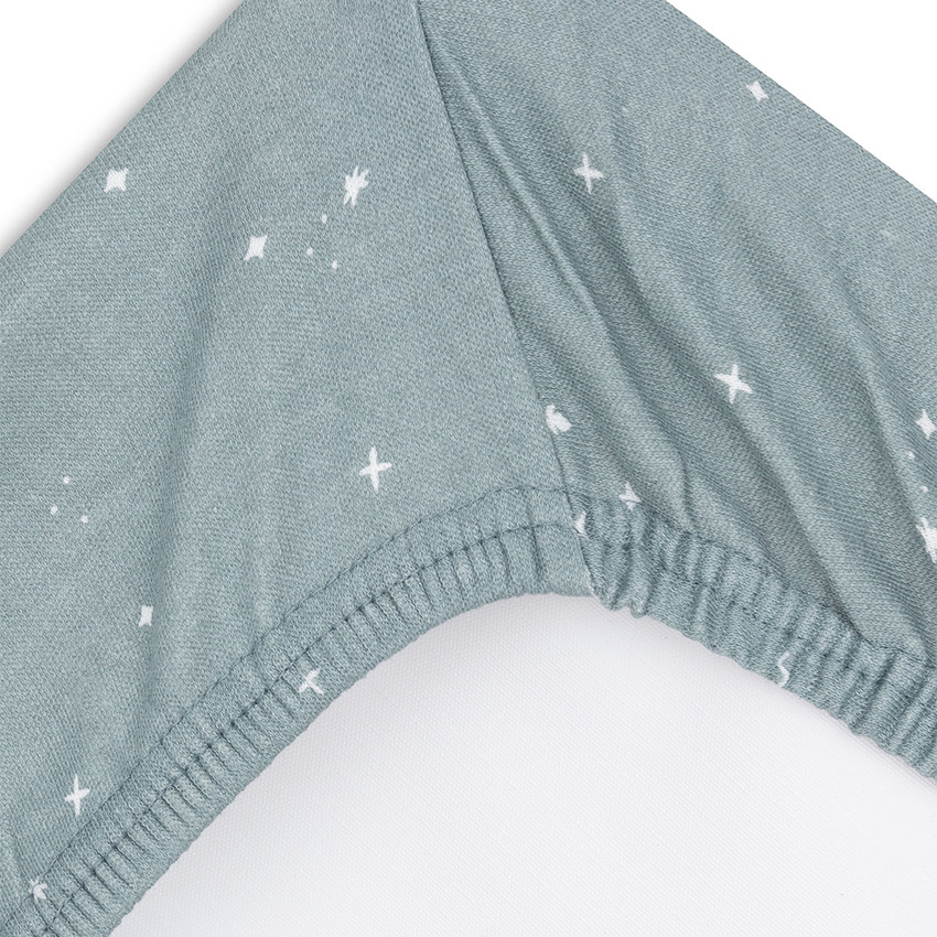 Housse de matelas à langer 50 x 70 cm Twinkling sea green 