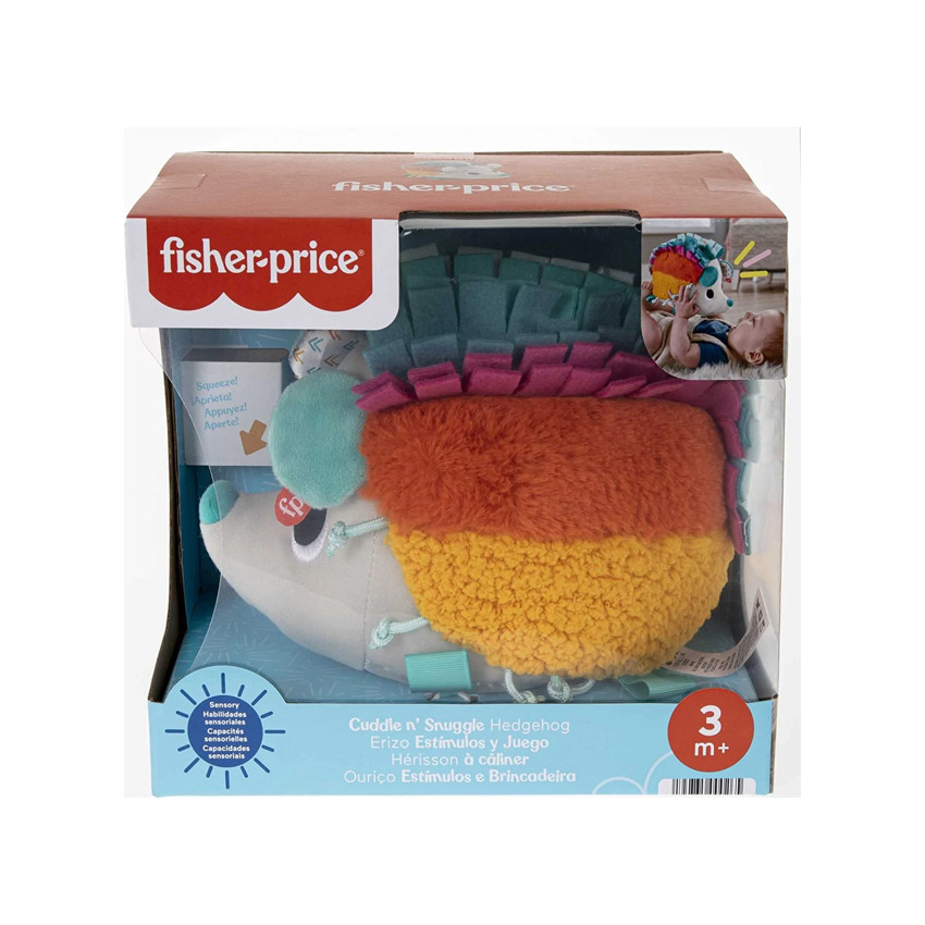 Peluche d'activités Mon Petit Hérisson Sensoriel multicolore 