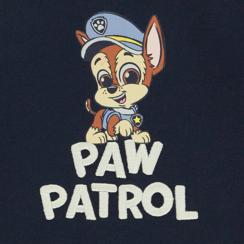 Sweat molleton print Chase Pat'Patrouille pour bébé garçon 