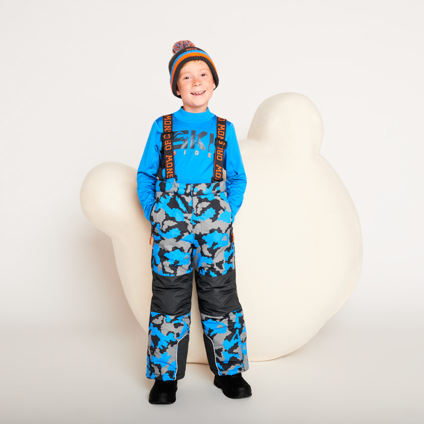 Sous-pull de ski à col montant pour garçon 