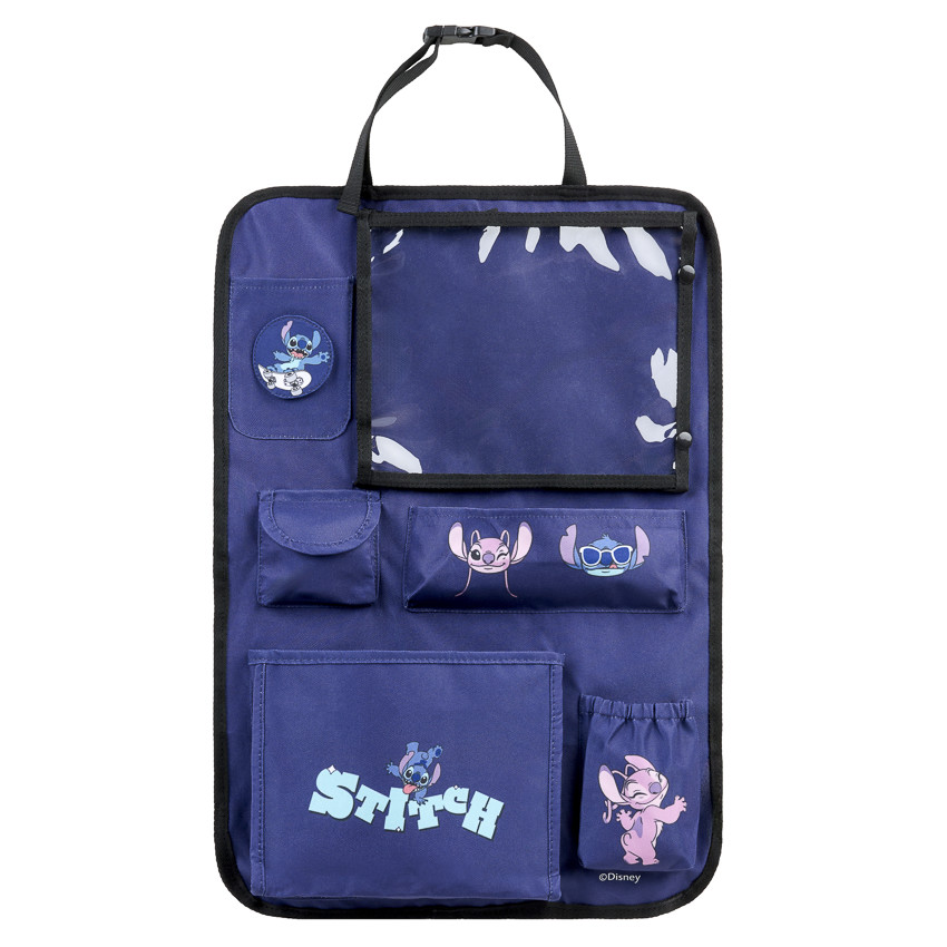 Organiseur de voiture Stitch Disney bleu 