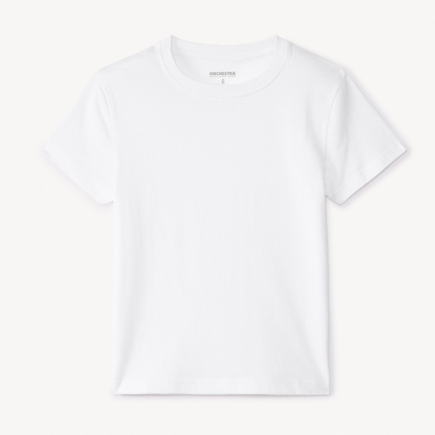 T-shirt manches courtes uni pour garçon