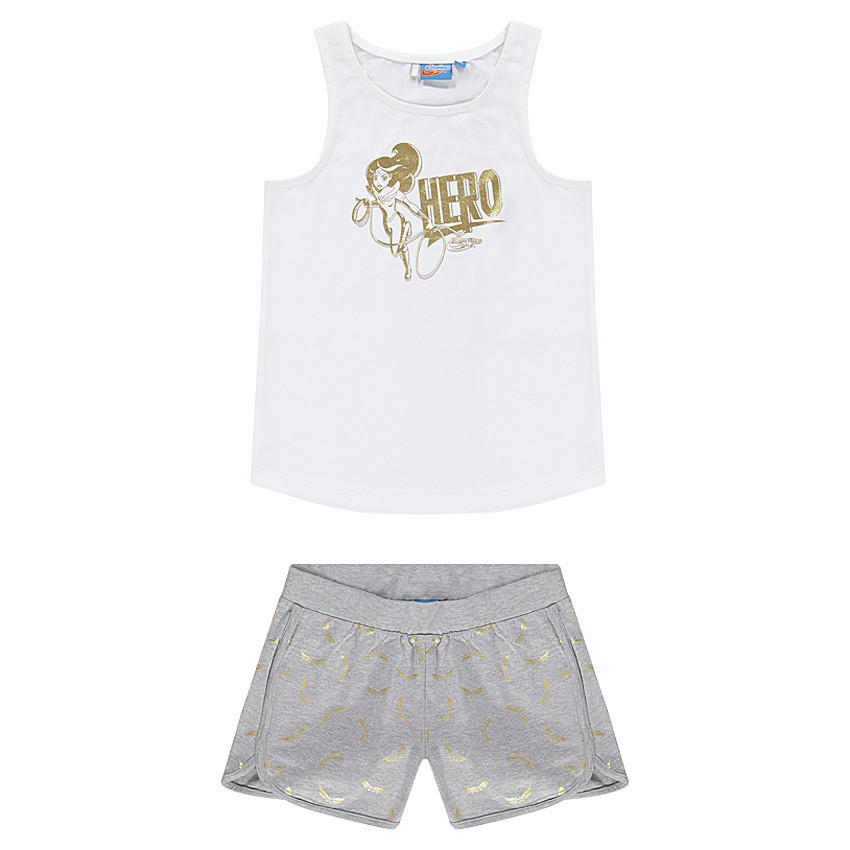 Junior - Pyjama court Superwoman DC Super Hero Girls 